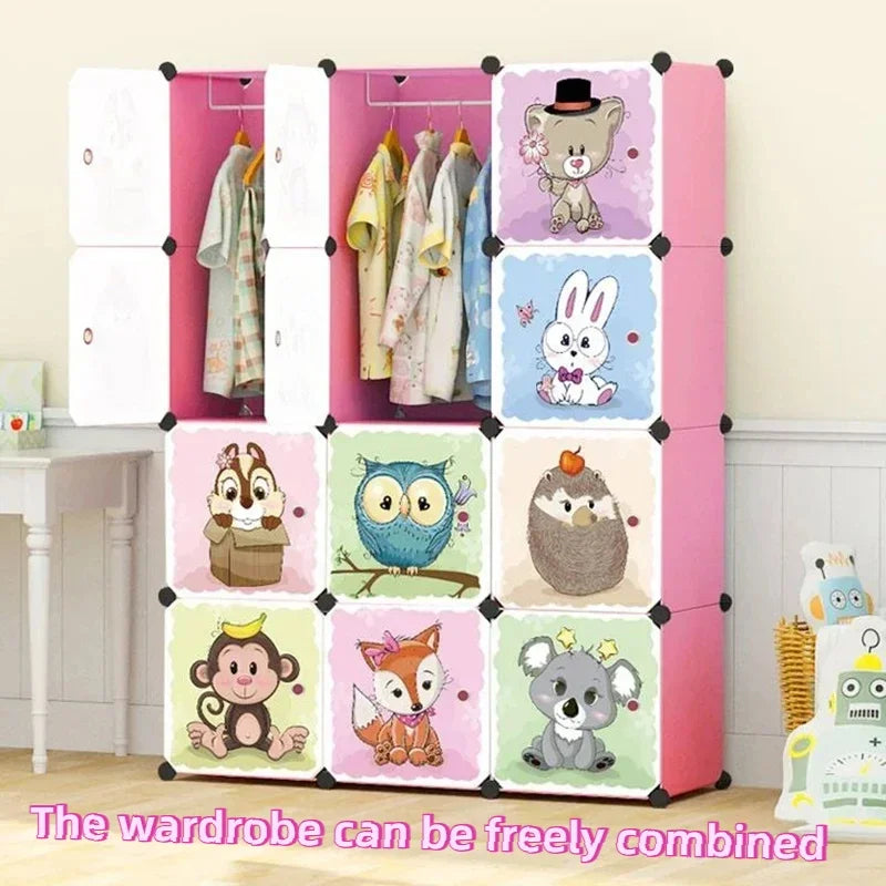 Armoire pour bébé et enfant – Rangement pour chambre de fille
