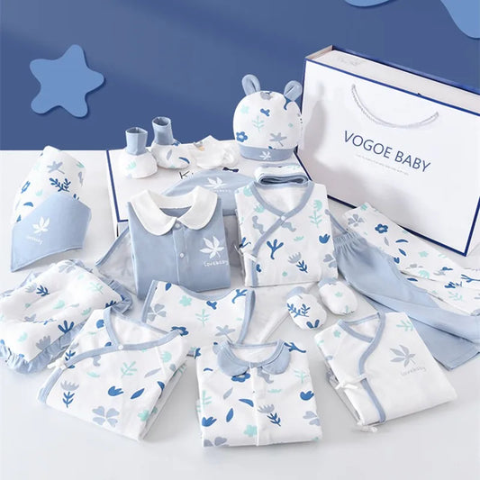 Pure Cotton Newborn Baby Set – Unisex Clothing Suit (0–12 Months)