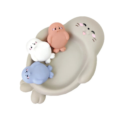 Loutre flottante et câline pour le bain des bébés et des tout-petits - Jeu dans l'eau
