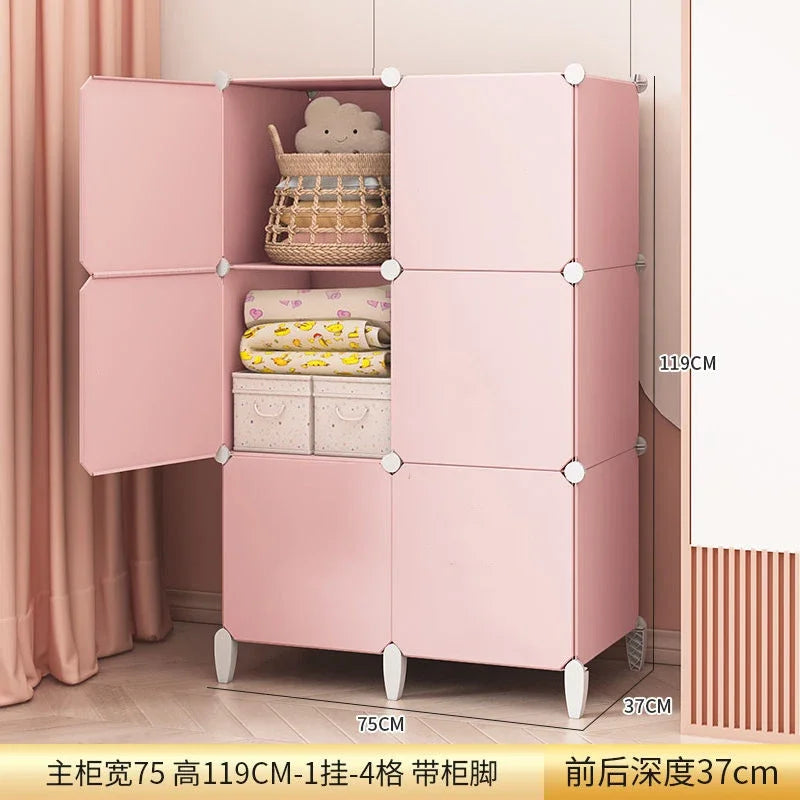 Modular Baby Wardrobe – Minimalist Nordic Fabric Storage