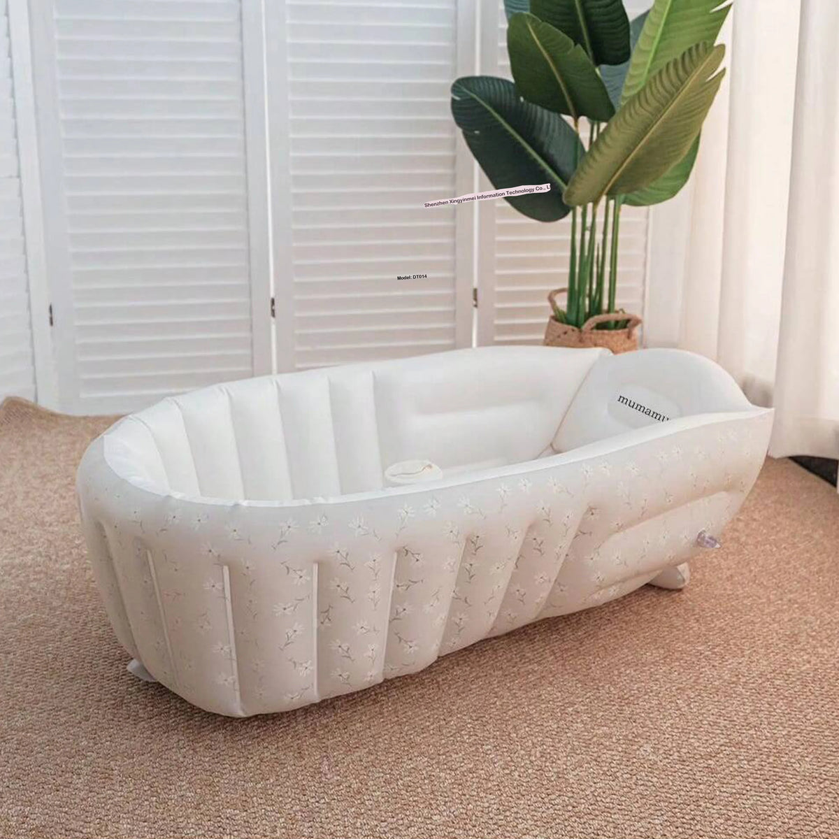 Portable Infant Bath Tub – Inflatable Seat for Toddlers