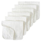 Ensemble de 6 serviettes pour bébé – Lingettes en mousseline de coton 6 épaisseurs pour le visage et le dos