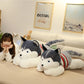 Giant Husky Plush – Soft Stuffed Dog Toy