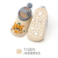 Chaussettes bébé antidérapantes mignonnes – Imprimé animal d'été
