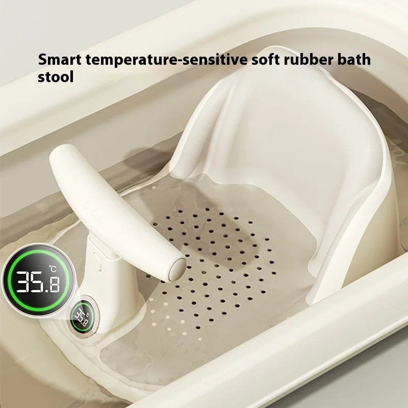 Portable Kids Shower Seat – Safe Stand for Newborns & Toddlers
