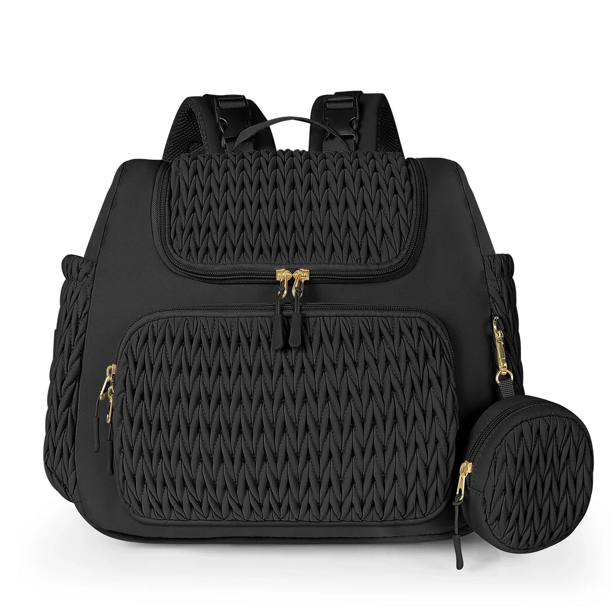Sac à dos à langer Mauve Mist – Sac à langer avec matelas à langer et sangles pour poussette