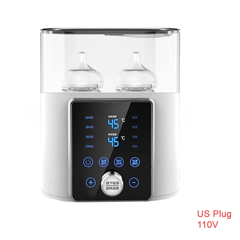 8-in-1 Baby Bottle Warmer | Fast Milk Heater & Sterilizer with Timer