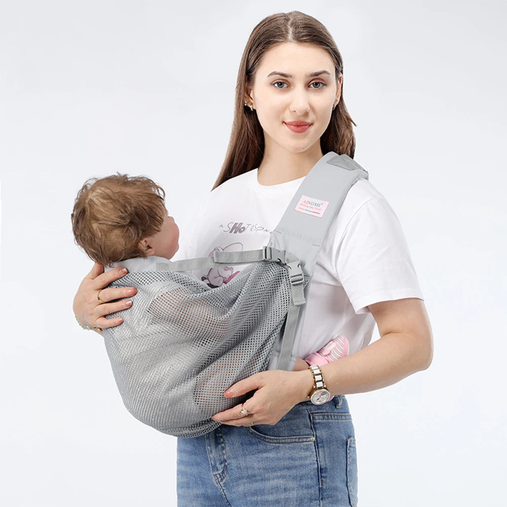 Porte-bébé ajustable en maille 3D – Confortable et respirant
