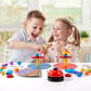 Montessori Wooden Stacking & Sorting Blocks – Balance & Shape Challenge Toy