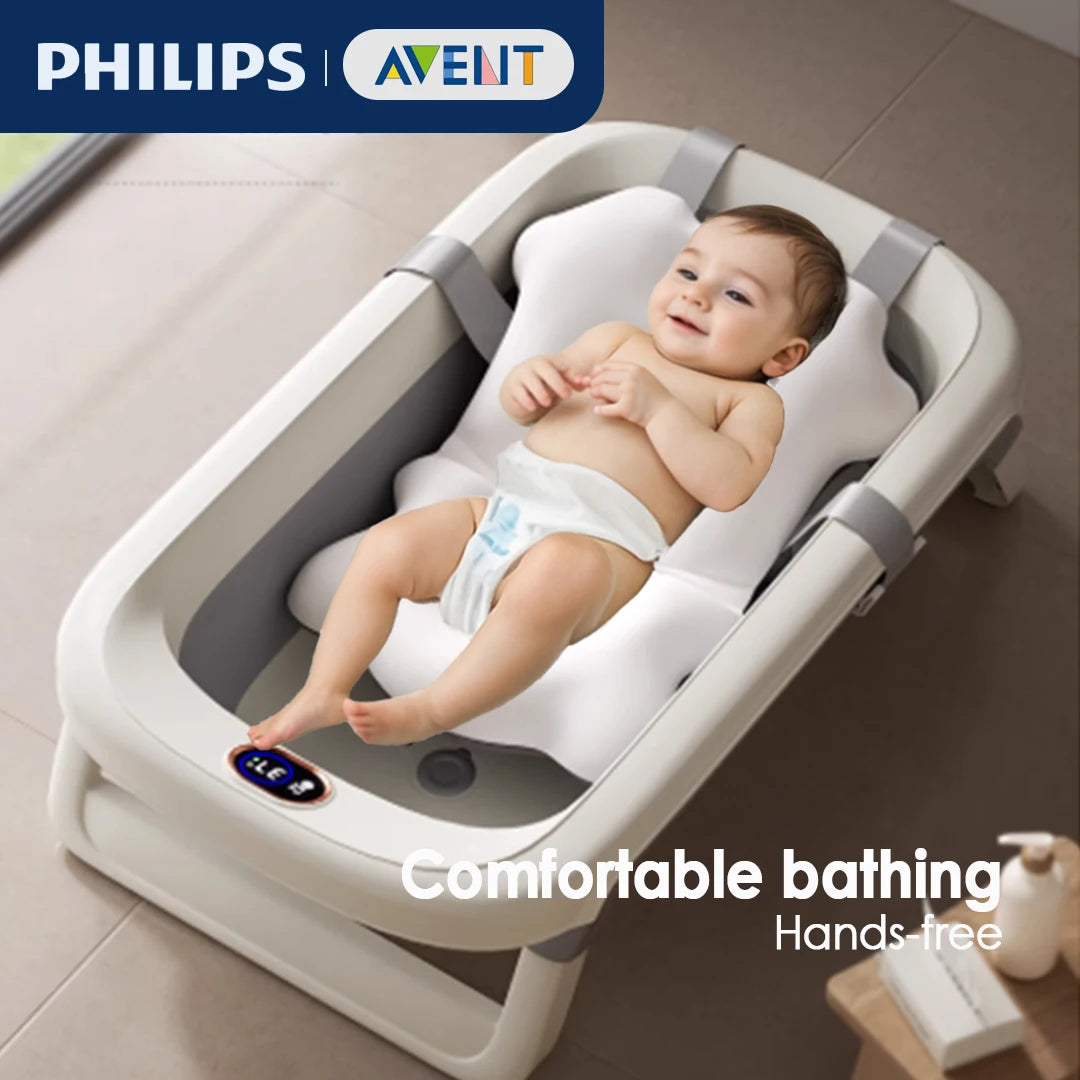 PHILIPS AVENT Chaise de bain pliable pour bébé – Douce et sûre
