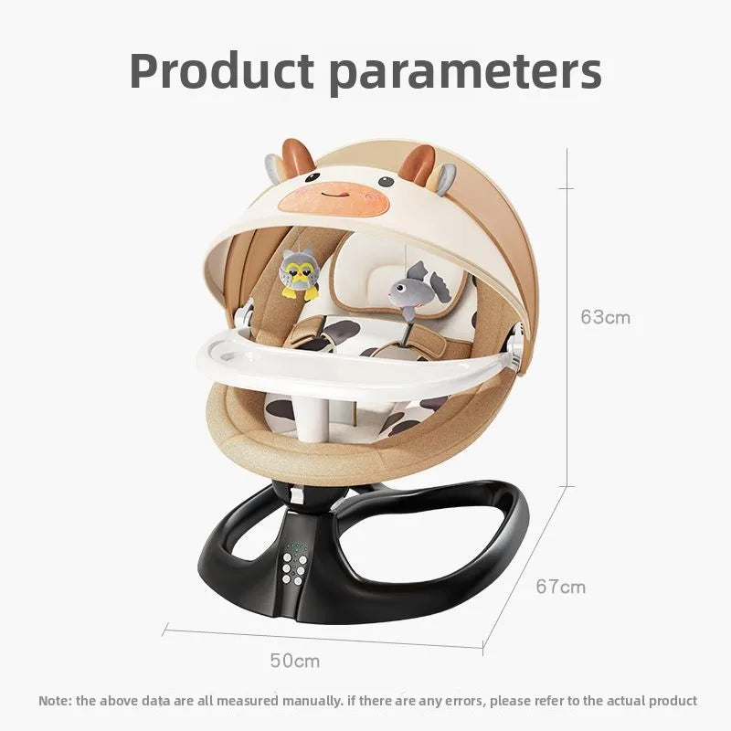 Electric Baby Swing – Soothing Cradle for Newborns