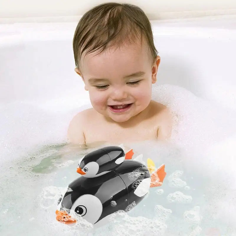 Pingouin électrique pour le bain – Jouet flottant et amusant pour les tout-petits