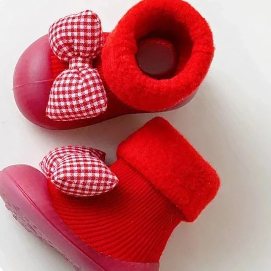 Indoor Floor Shoes Thickened Baby Socks, Baby Toddler Shoes, Thickened Cartoon Cute Non-slip Wear-resistant