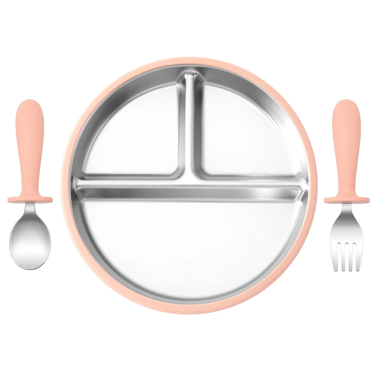 Kids Feeding Essentials – 3PCS Bowl, Spoon & Fork Set