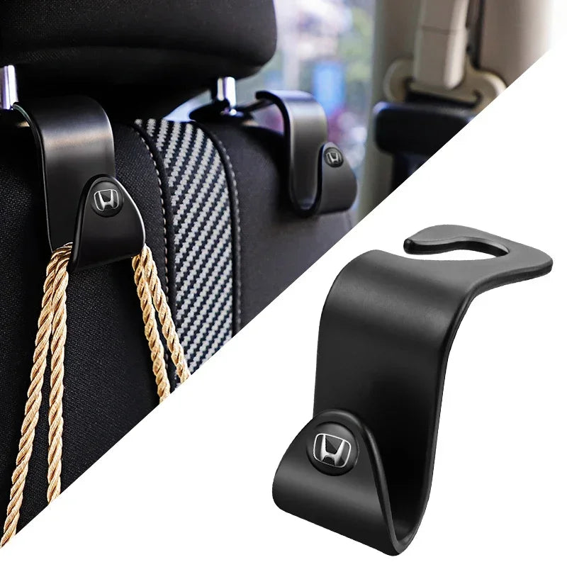 Portable Back Seat Hooks 2Pcs | Storage Solution for Honda Cars