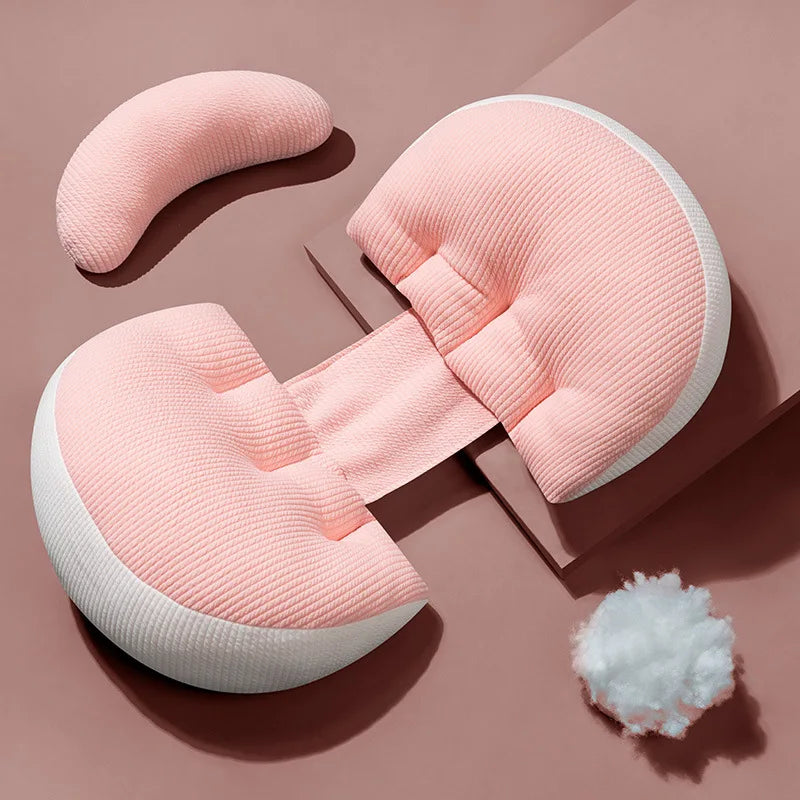 Pregnancy Waist Pillow – Soft Cotton Abdominal & Maternity Support