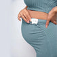 Knitted Maternity Set – Suspender Top & Pencil Skirt