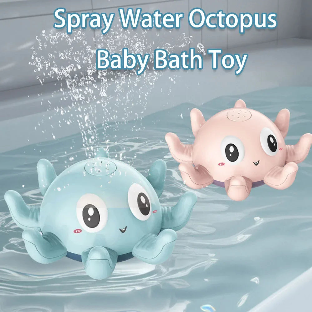 Toddler Bath Toy – Auto Sensing Octopus Water Sprayer