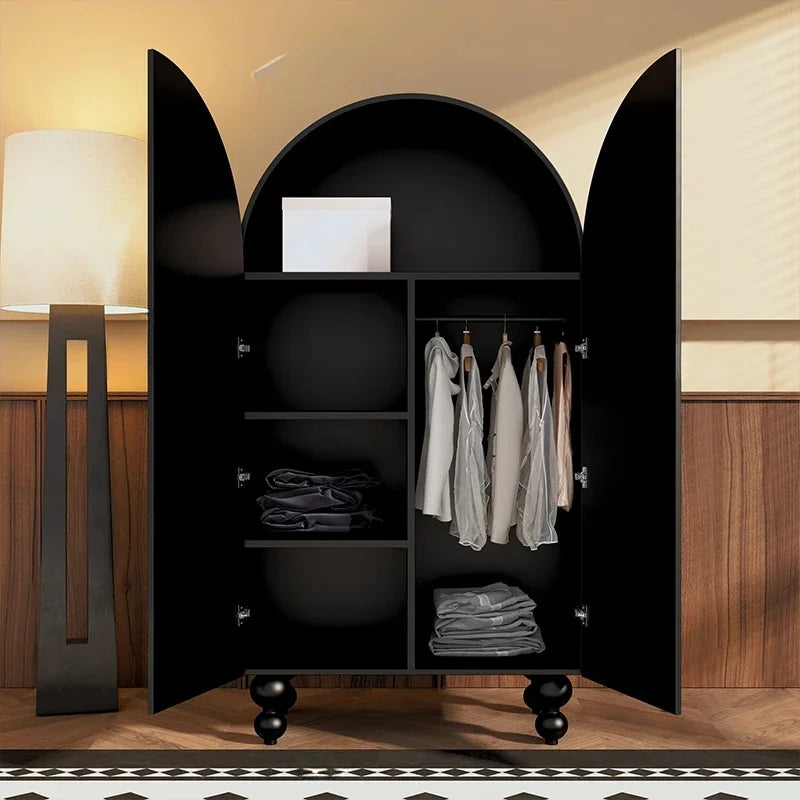 Armoire en bois de taille moyenne – Organisateur de placard portable pour enfants