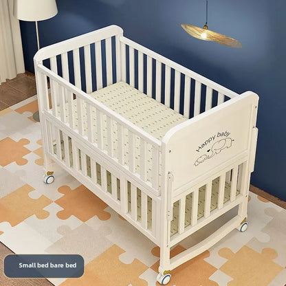 Convertible Baby Crib – Luxury Nest Bed with Mobility