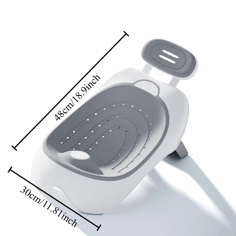 Baby Bath Stand – Sit & Lie Support with Anti-Slip Mat