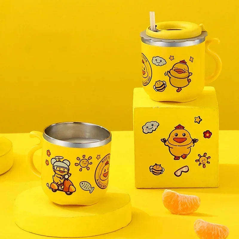 Toddler Water Bottle – 270ML Cartoon Sippy Cup