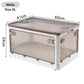 Boîte de rangement pliable BGRORIO – Modèle à roulettes et empilable