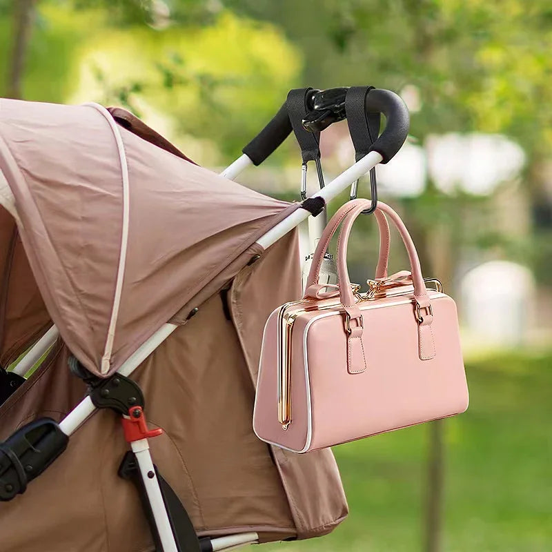 1–10PCS Aluminum Alloy Stroller Hooks – Organizer & Bag Clip