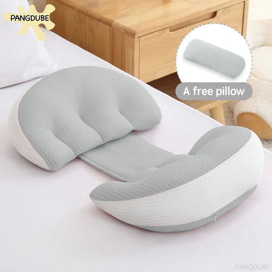PANGDUBE Pregnancy Body Pillow with Free Waist Cushion