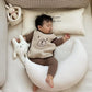 Crescent Baby Nursing Pillow – Soft Cotton Waist Support