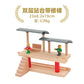 Wooden Train Track Set – Racing, Bridges & Tunnel Accessories Toy