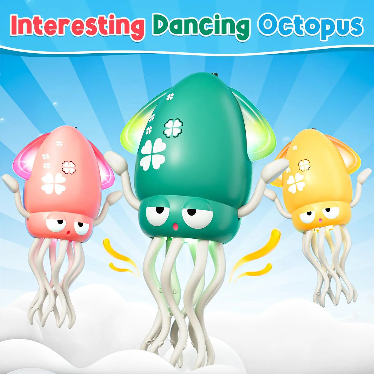 Dancing Octopus Toy – Music & Fun for Babies!