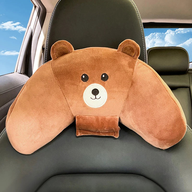 Cute Kids Car Pillow – 3-in-1 Soft Travel Cushion
