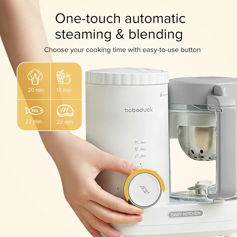Baby Food Processor – 2-in-1 Steamer & Blender, CE Certified