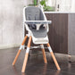 Wooden Baby Highchair – Safe, Rotatable & Detachable Design