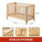 Convertible Baby Bassinet – Guardrail & Rolling Design