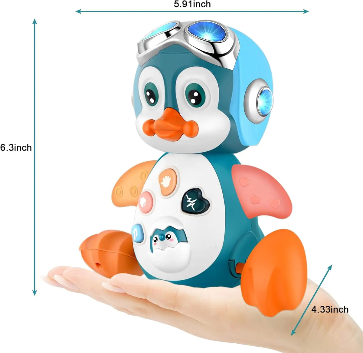 Penguin Musical Crawling Toy – Dance & Learn!