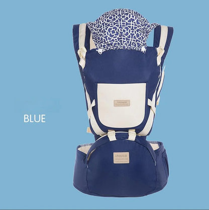 4-in-1 Ergonomic Baby Carrier with Waist Stool & Sling