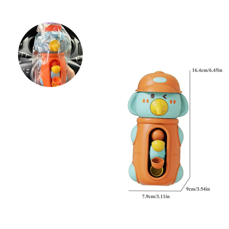 Jouet de bain tourbillonnant à l'eau – Canard et éléphant amusants pour les tout-petits