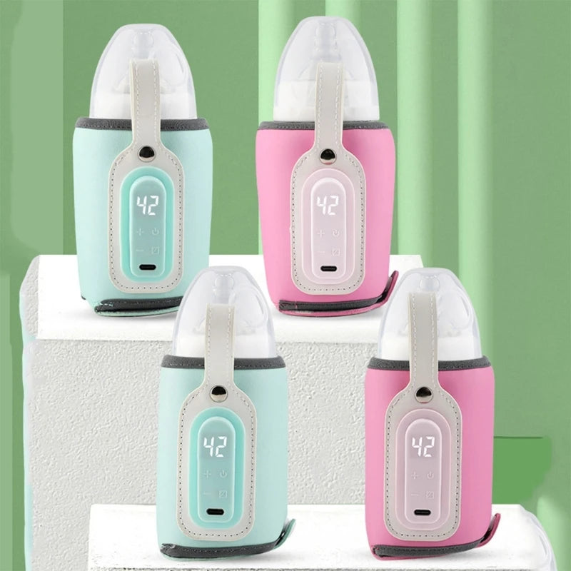 Baby Feeding Bottle Heater | USB Portable Insulated Warmer Bag