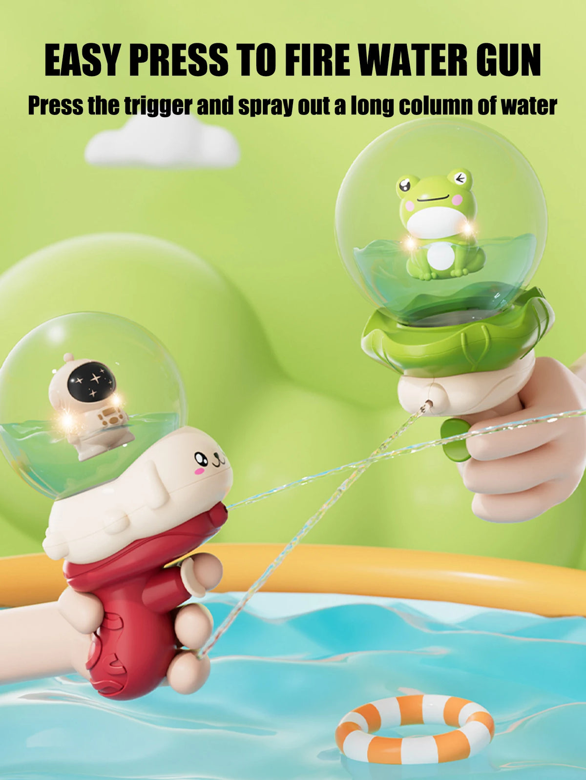 Éléphant de bain amusant pour enfants – Jet de douche et de bain