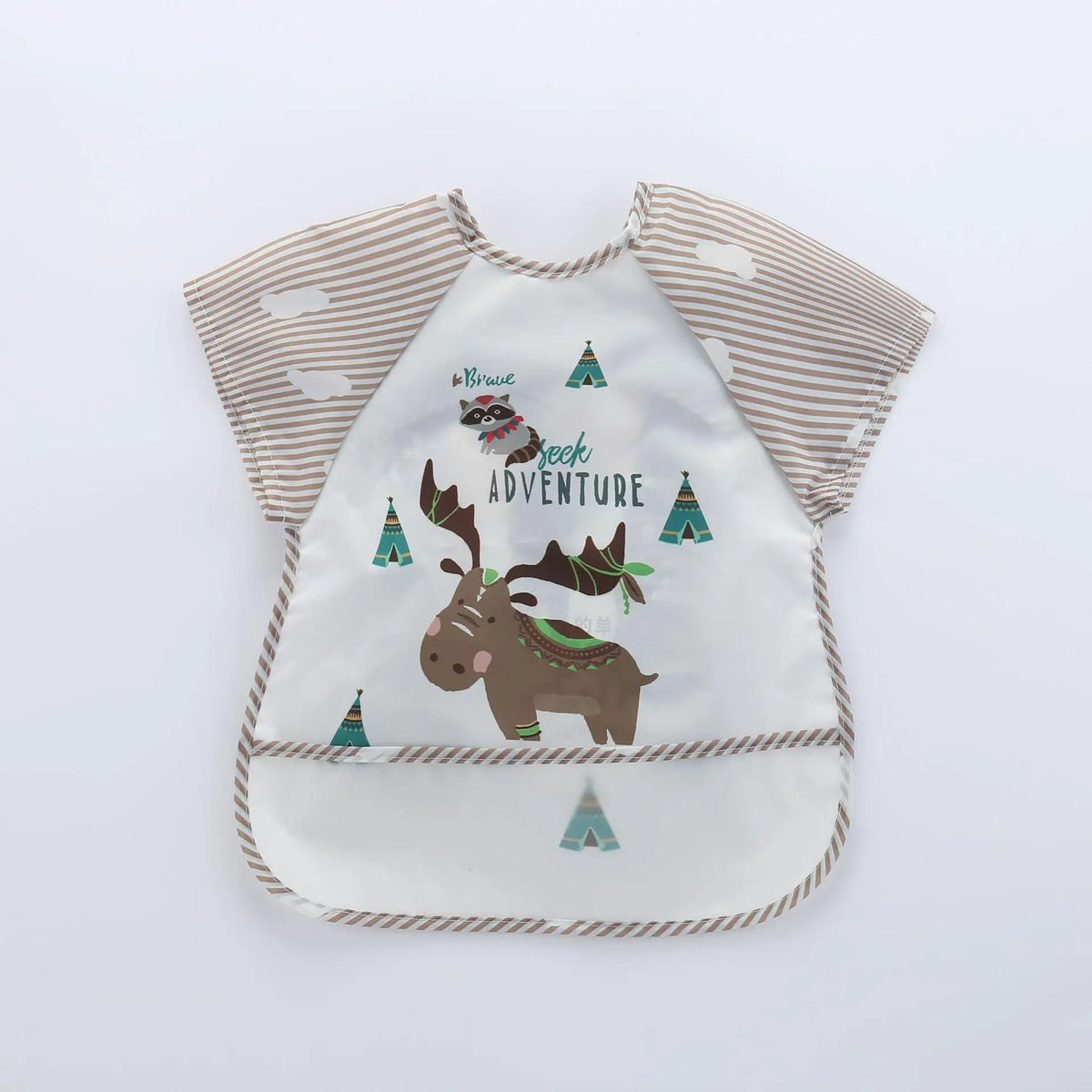 Cute Cartoon Waterproof Baby Feeding Bib (0–3Y)
