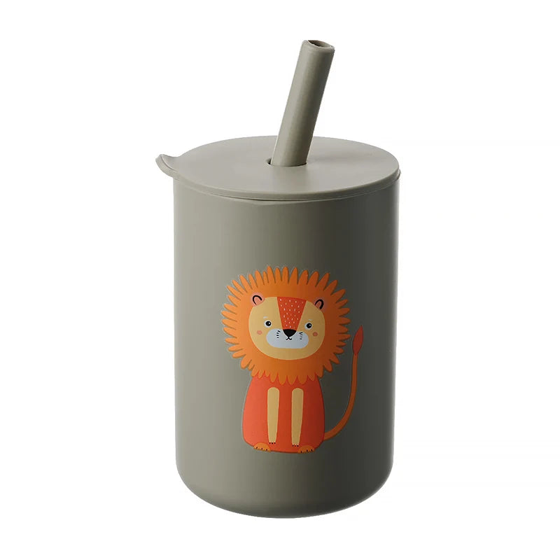 Baby Learning Cup | BPA-Free Silicone Straw Cup for Toddler