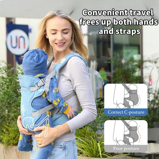 4-in-1 Portable Baby Travel Shoulder Strap & Seat Cushion
