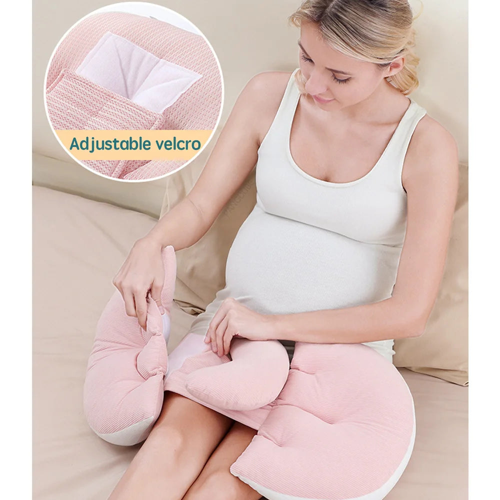 PANGDUBE Pregnancy Body Pillow with Free Waist Cushion