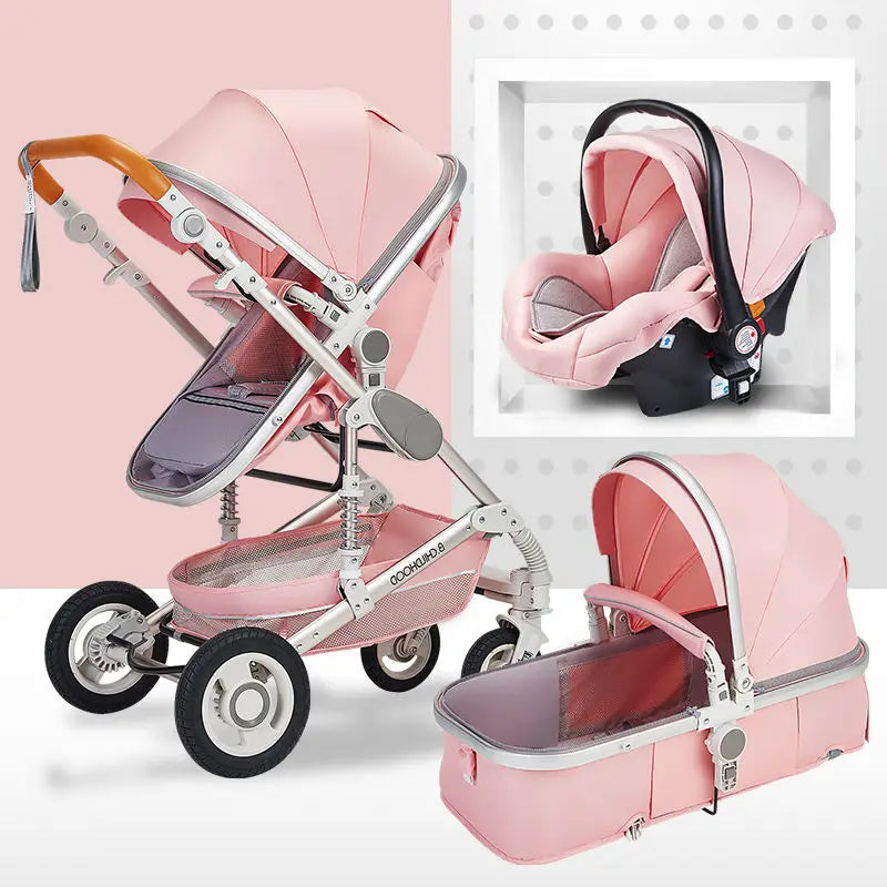 Poussette pliable et légère – Promenade tout en douceur pour les bébés