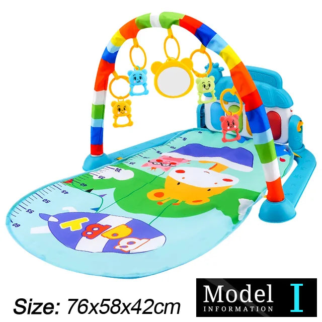 Tapis d'éveil musical avec piano pour bébé de 0 à 36 mois