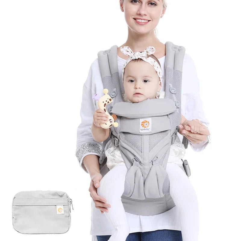 Porte-bébé ergonomique Egobaby – Face à la route et face au dos (0–36 mois)