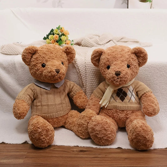 Cute Bear Plush Toy – 50/75cm Stuffed Doll