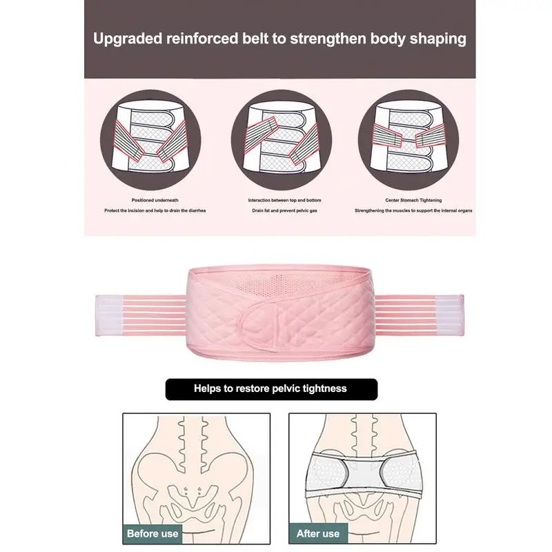 Belly Band Shapewear Set | Postpartum Slimming & Support Girdle